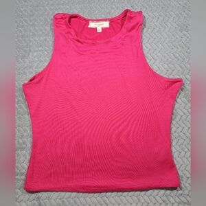 Vibrant Pink Sleeveless Tank Top